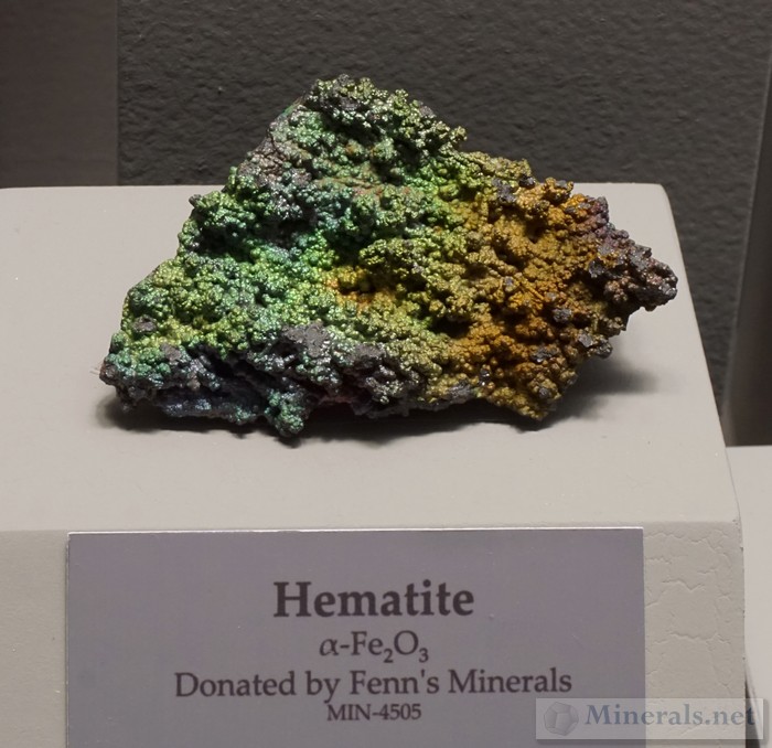 Multicolored Iridescent Hematite
