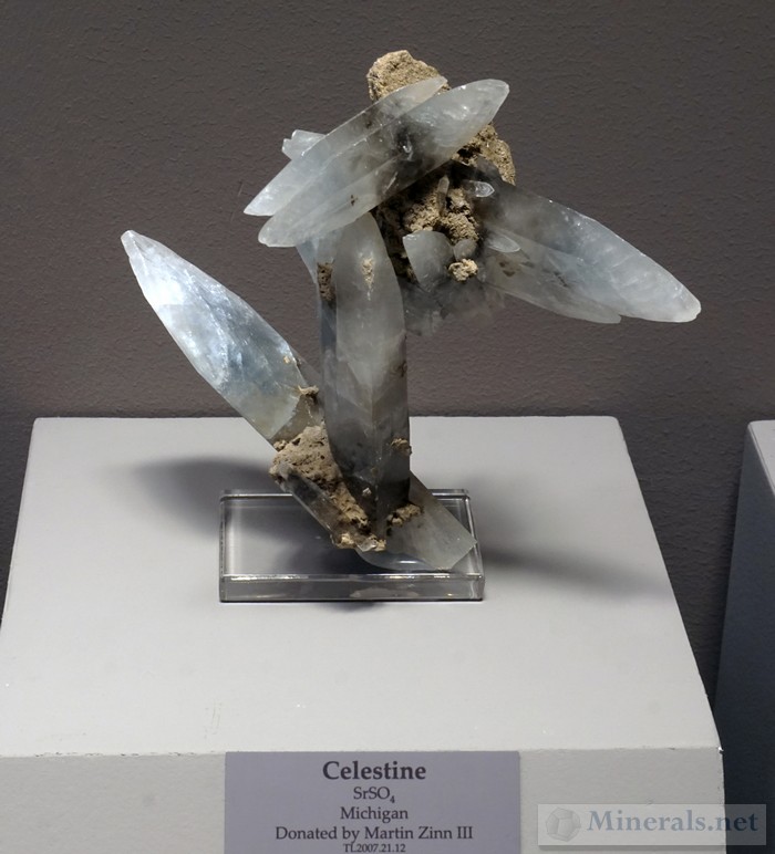 Celestine Crystals from Michigan
