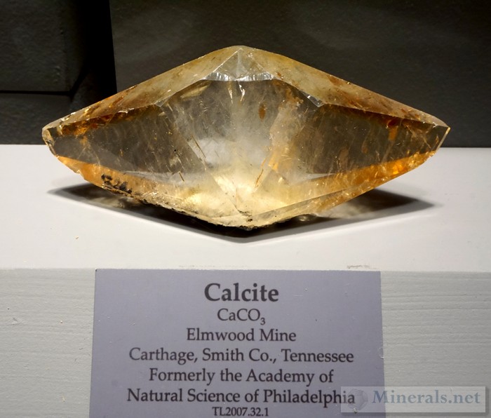 Calcite Twin from the Elmwood Mine, Smith Co., Tennessee