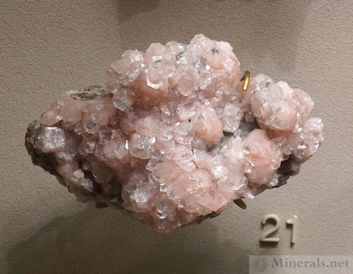 Pink Apophyllite from St. Andreasberg, Germany