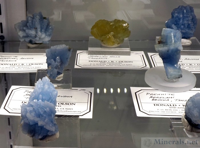 Unusual Blue Prehnite, Recently Mined, from Arusha, Tanzania, Self-a-Ware Minerals