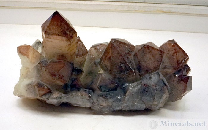 New Style of Quartz with Hematite Inclusions from N. Cape Province, S. Africa, Matrix Minerals