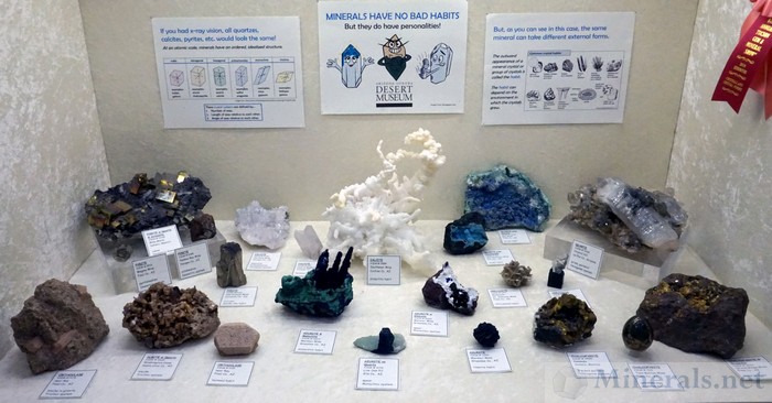 Minerals have no Bad Habits But they do have Personalities Arizona Sonora Desert Museum
