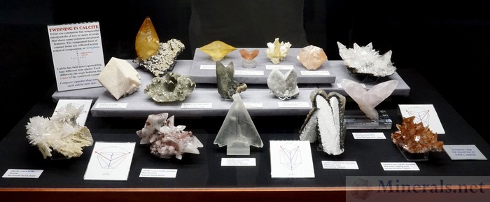 Twinning in Calcite, Specimens from the Collection of Terry E. Huizing