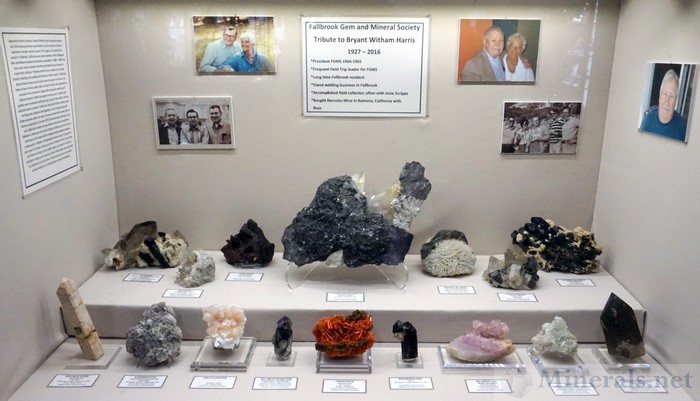 Tribute to Bryant Witham Harris, Fallbrook Gem and Mineral Society