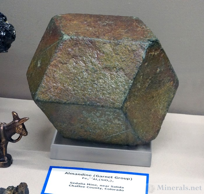 Large Almandine Garnet Dodecahedral Crystal from the Sedalia Mine, near Salida, CO, Colorado School of Mines