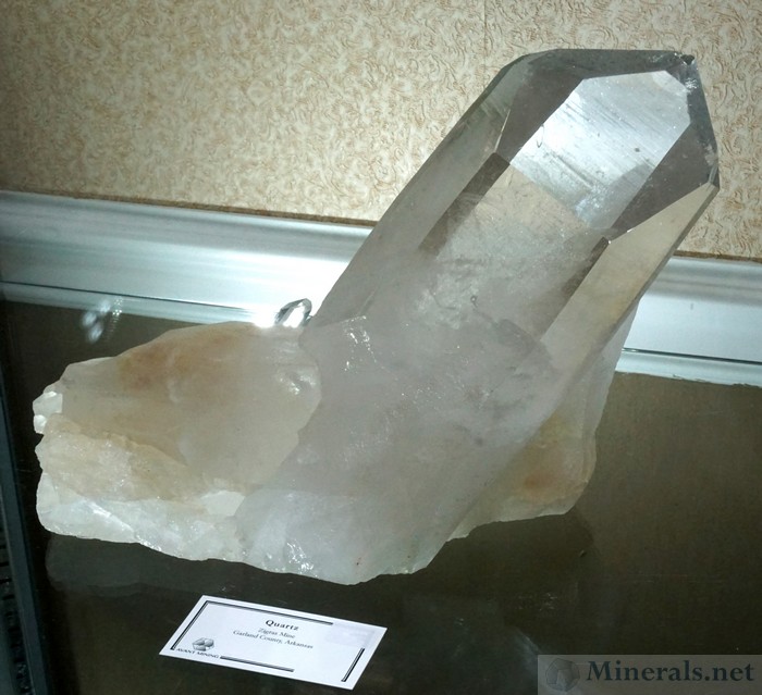 Giant Arkansas Quartz Crystal from the Zigras Mine, Garland Co., AR