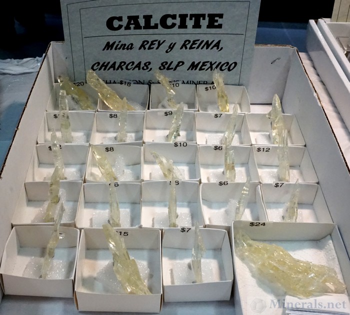 New find of Calcite from the Mina Rey y Reina, Charcas, San Luis Potosi, Mexico, Shannon & Sons Minerals
