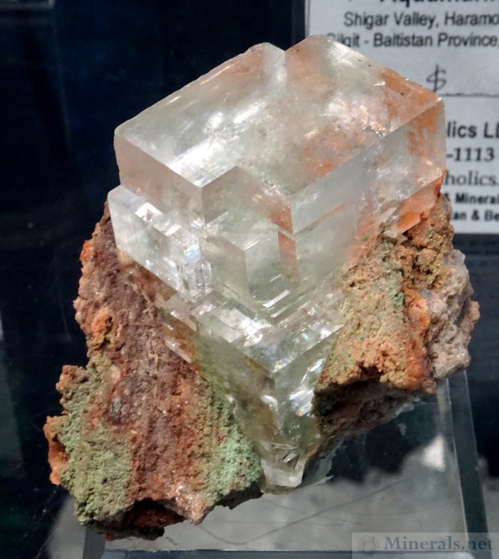 Calcite with Duftite from Tsumeb, Namibia, Rocksaholics