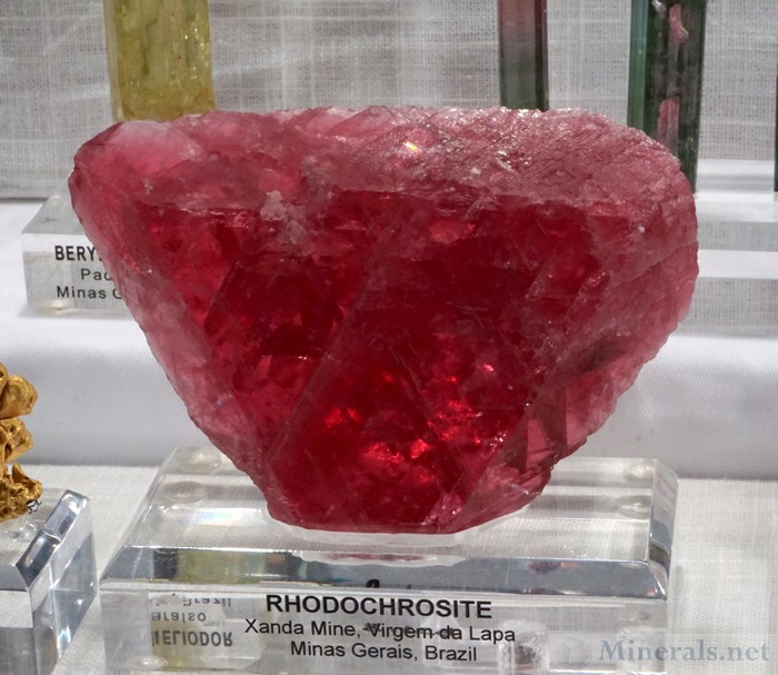 Rhodochrosite from the Xanda Mine, Virgen da Lapa, M.G., Brazil, Jim and Gail Spann