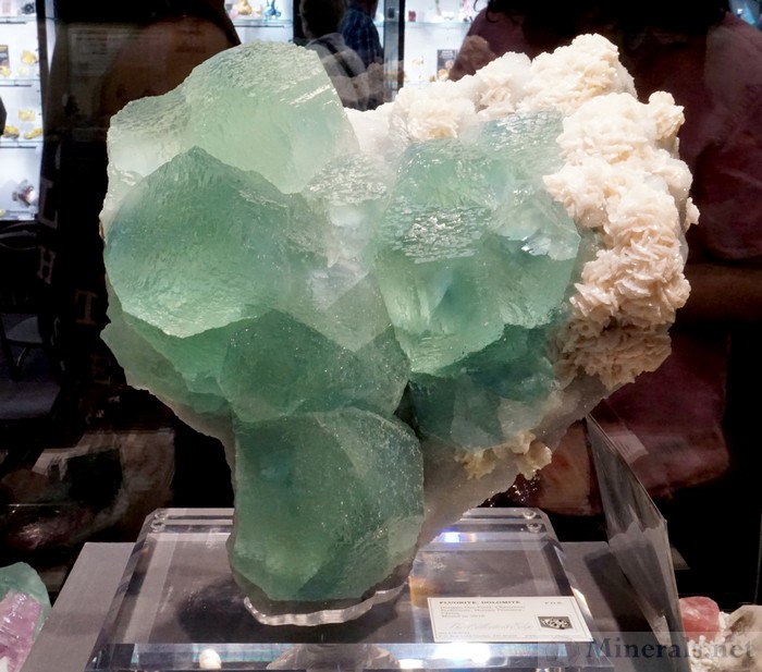 Fluorite and Dolomite from the Dongpo Ore Field, Chengzhou, Hunan Prov., China, Mined in 2016