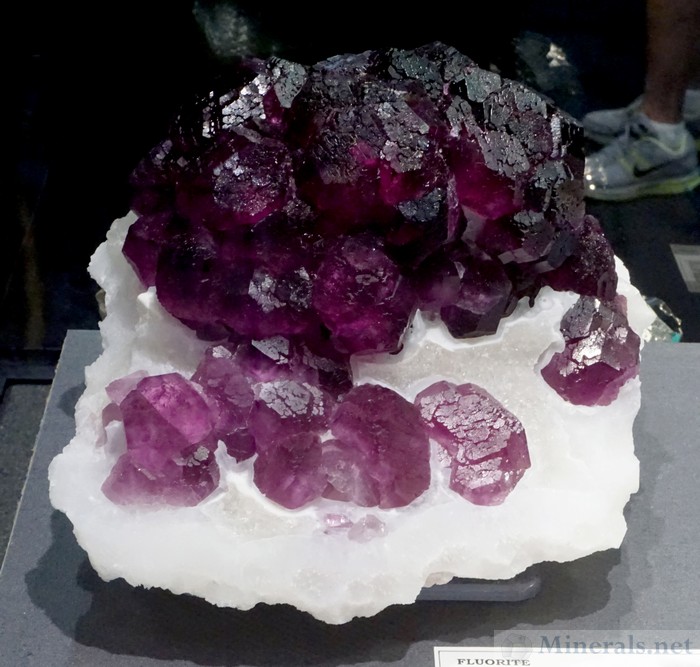 Purple Fluorite from the De'an Fluorite Mine, Wushan, Jiangxi Prov., China