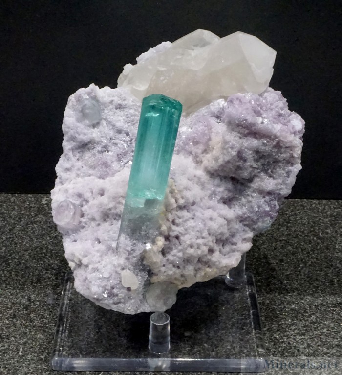Elbaite Tourmaline var. Indicolite from the Mawi Pegmatite, Nuristan, Afghanistan