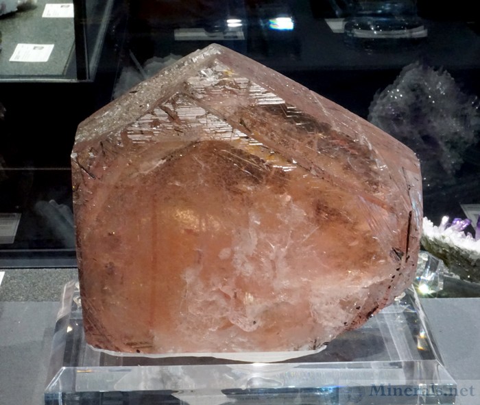 Large Beryl var. Morganite from Corrego do Urucum, Minas Gerais, Brazil