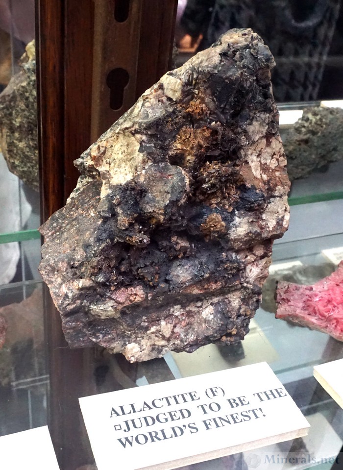 The World's Best Allactite Specimen, from the Franklin Mine