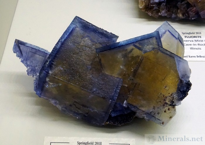 Zoned Fluorite from the Minerva #1 Mine, Cave-in-Rock, Illinois