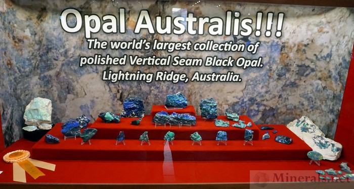 Opal Austrailis: The World's Largest Collection of Polished Vertical Seam Black Opal, Lightning Ridge, Australia, A&S Opals