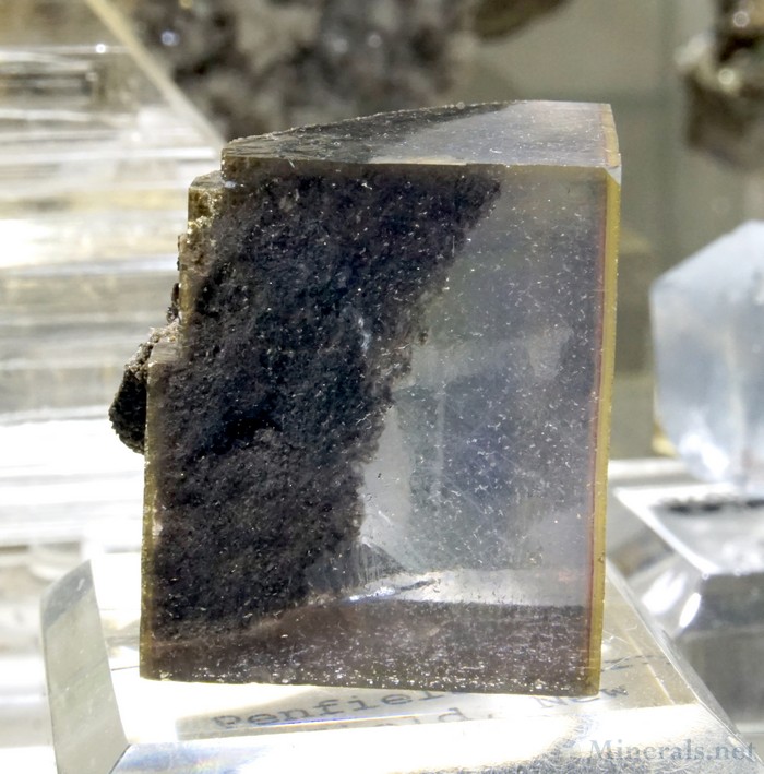 Fluorite Cube with Phantom Inclusion, Penfield Quarry, Penfield, NY, Throwin' Stones