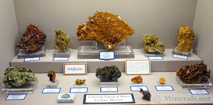 >Wulfenite<: Colorado School of Mines Geology Museum