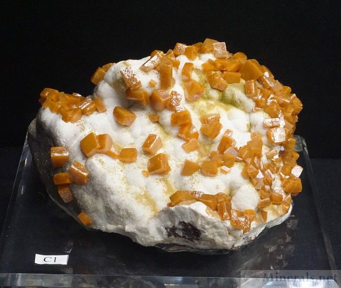 Wulfenite from the Erupcion-Ahumada Mine, Sierra de los Lamentos, Chihuahua, Mexico