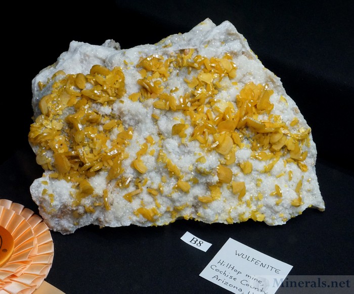 Wulfenite from the Hilltop Mine, Cochise Co., Arizona