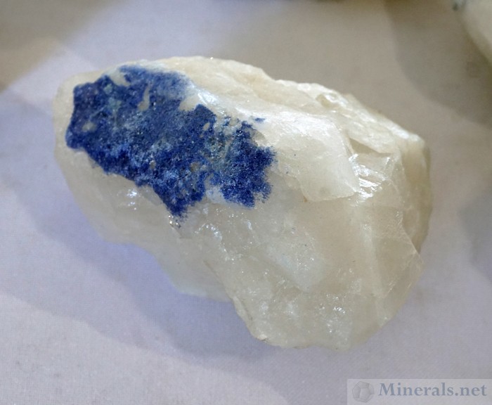 Deep Blue Dumortierite-Included Quartz from the Vaca Morta Quarry, Bahia, Brazil, Arte Crystals