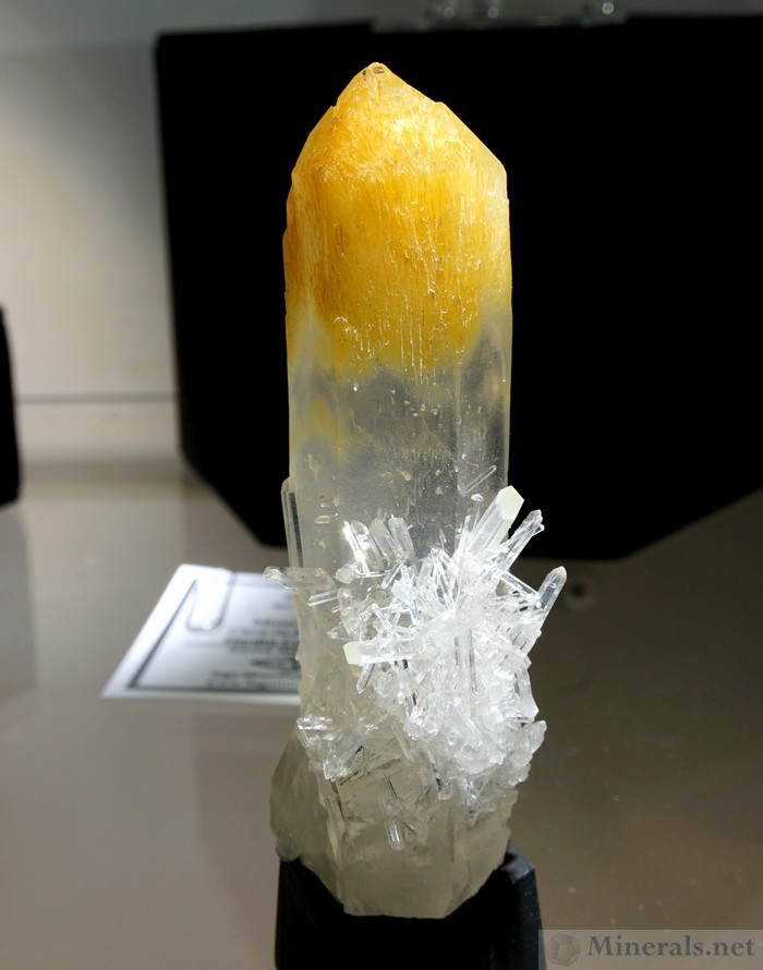 Yellow Quartz with Inclusions of Halloysite from Boyaca, Colombia, Ziga Mineral