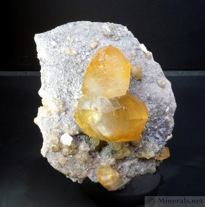 Calcite on Matrix from the La Florida Mine, Cantabria, Spain: Ziga Mineral