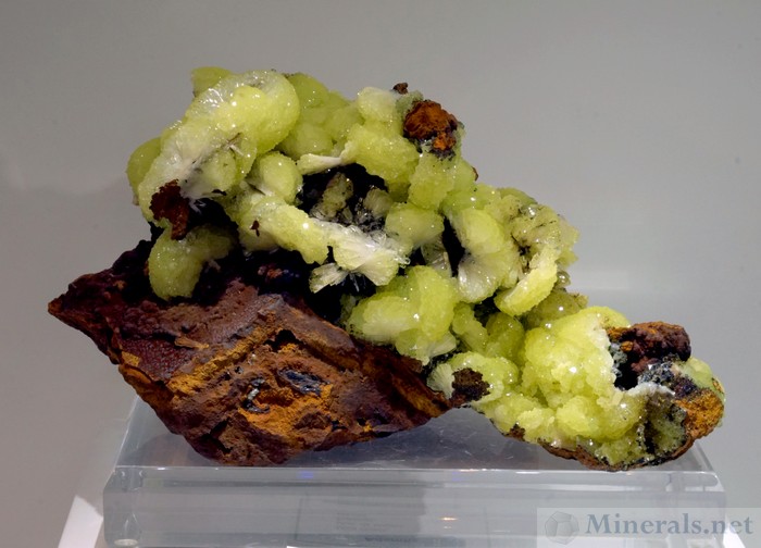 Adamite from the Ojuela Mine, Mapimi, Durango, Mexico: Green  Mountain Minerals