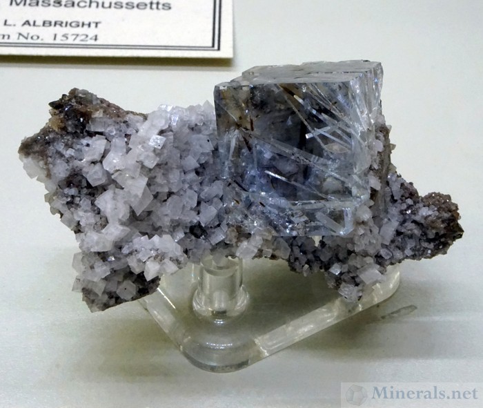 Fluorite and Calcite from Walworth, Wayne Co., New York