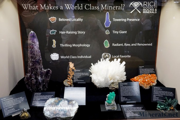 What Makes a World Class Mineral? - Rice Museum of Rocks and Minerals