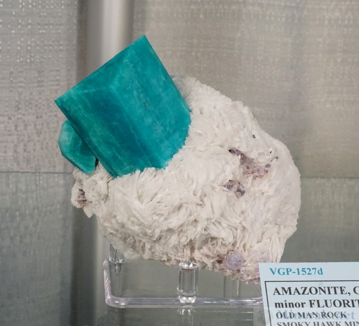 New Amazonite with Cleavelandite and Fluorite from the Old Man Rock, Smoky Hawk Claim, Florissant, Teller Co., CO - Pinnacle 5 Minerals