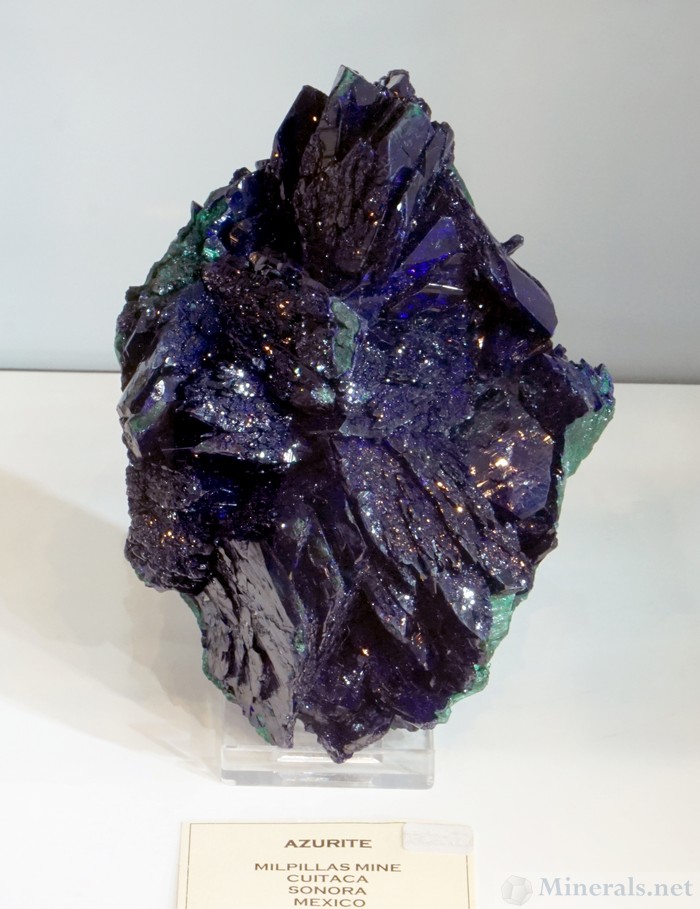Enormous Azurite Crystal from the Milpillas Mine, Cuitica, Sonora, Mexico  - Unique Minerals