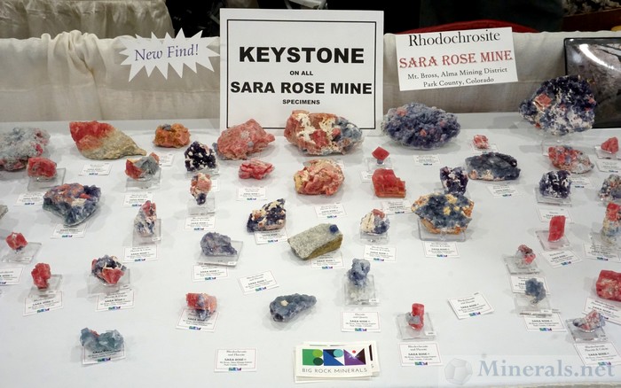 Newly Mined Rhodochrosite from the Sara Rose Mine, Mt. Bross, Alma, Colorado - Big Rock Minerals