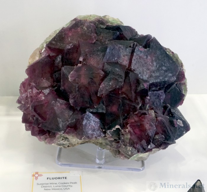 Purple Fluorite Crystals from the Surprise Mine, Cookes Peak, Luna Co., NM - Enchanted Minerals