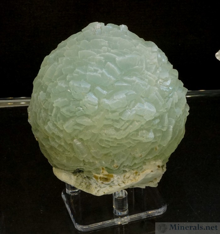 Large Crystallized Prehnite Ball from Mullah Yusef, Swat District, Khyber, Pakistan, Well Arranged Molecules