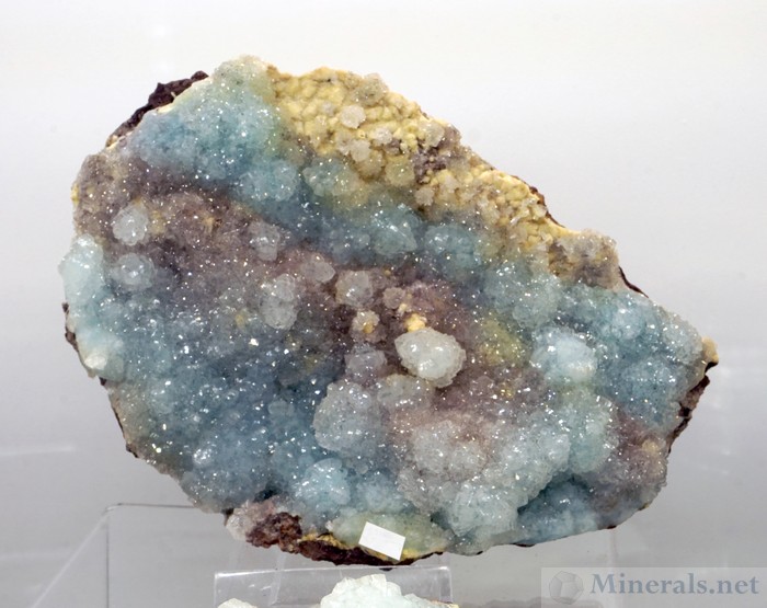 Multicolored Smithsonite from the M'Fouati Area in Congo - Spirifer Minerals