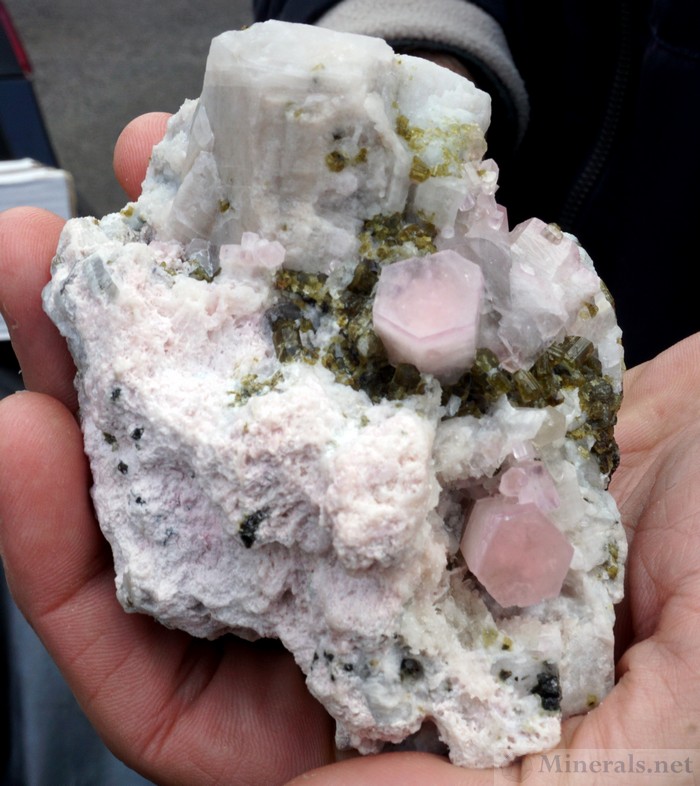 Large Pink Pezzotaite Crystals from Madagascar - Frederico Barlocher