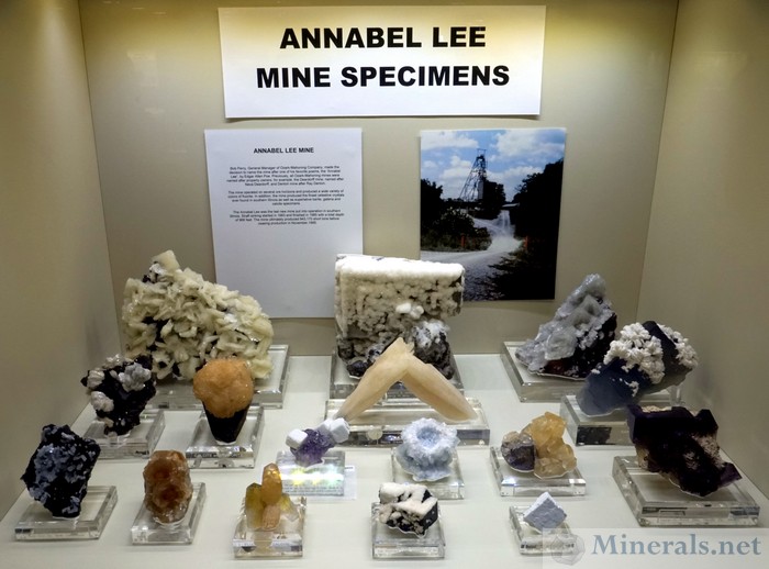 Fluorite from the Annabel Lee Mine, Hardin Co., Illinois - Jim Gebel Collection