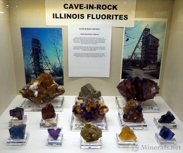 Cave-in-Rock, Illinois Fluorites - Jim Gebel Collection