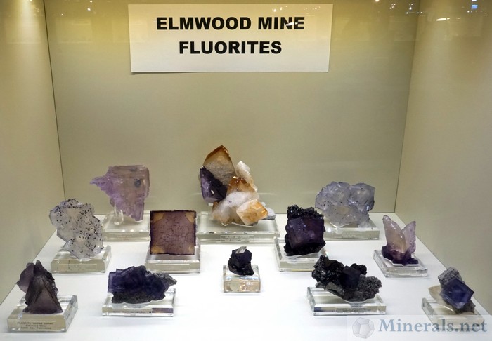 Elmwood Mine (Smith Co.) Tennessee Fluorites - Jim Gebel Collection