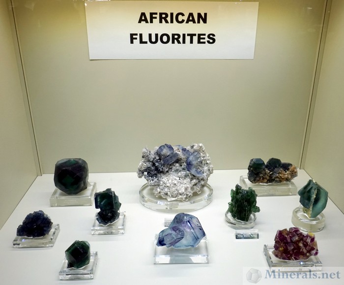 African Fluorites - Jim Gebel Collection