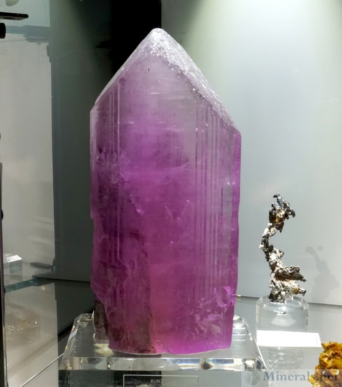 Giant Pink Kunzite Crystal from Nuristan, Afghanistan, Big Rock Minerals