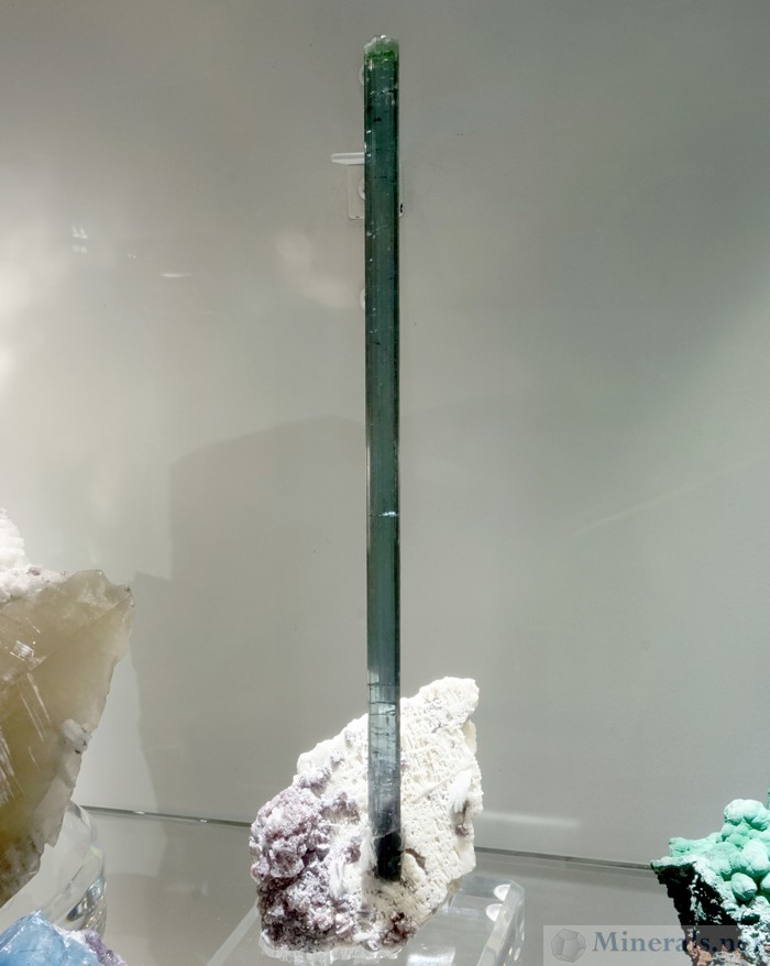 Tall Pencil-Like Tourmaline from the Cruziero Mine, Sao Jose de Safira, Minas Gerais, Brazil, Bergmann Minerals