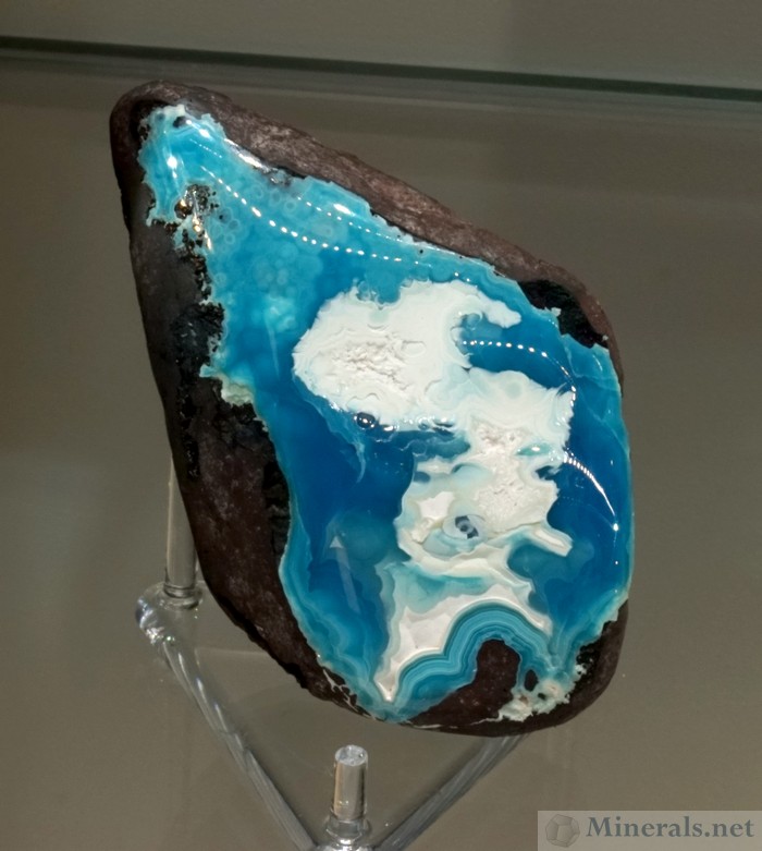 Banded Chrysocolla from Milpillas, Sonora, Mexico, Valenzuelas Minerals