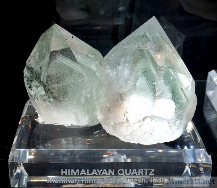 Quartz Crystals with Chlorite inclusions from Manihar, Himachil Pradesh, India, Matrix India Minerals