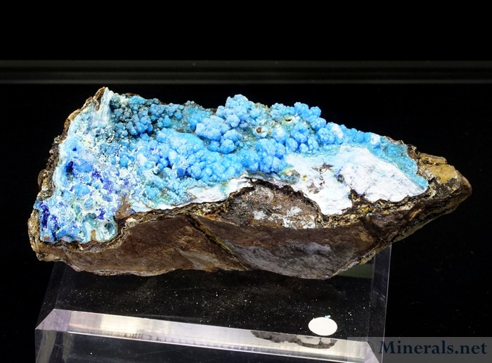 Bright Blue Gibbsite from Wenshan, Yunnan Province, China, Wendy's Minerals and Gems