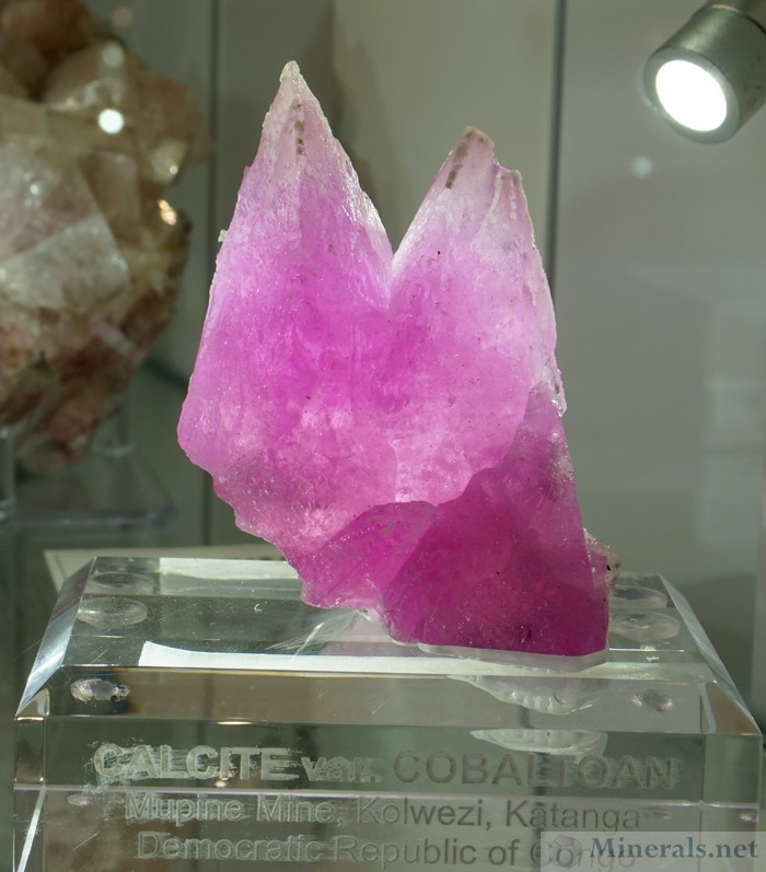 Pink Cobaltian Calcite from the Mupine Mine, Kolwezi, Katanga, D.R. Congo