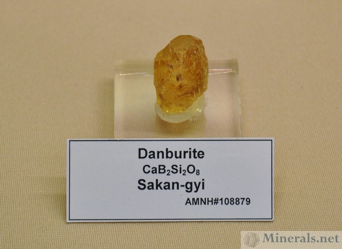 Orange Danburite from Sakan-gyi, Mogok Burma