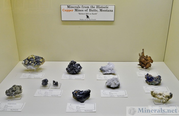 Dan Evanich Minerals from Copper Mines of Butte